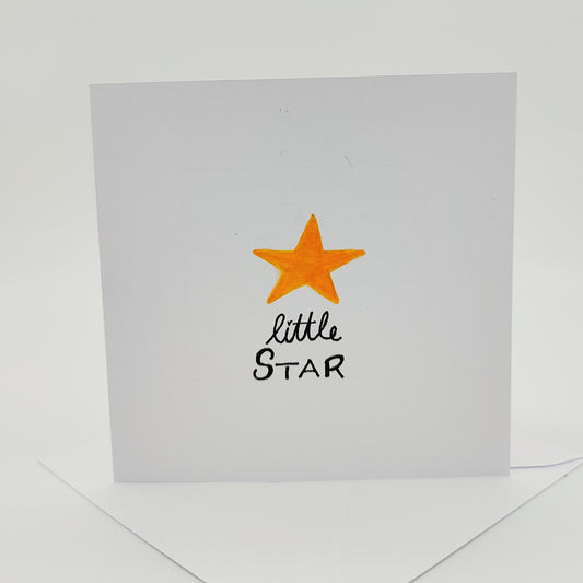 Glückwunschkarte "little Star"