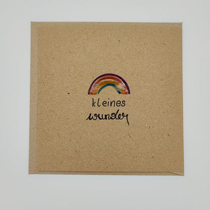 Glückwunschkarte "kleines Wunder"