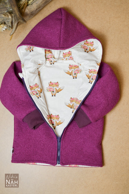 Niki‘s Nähkasterl Wollwalkjacke Jumi