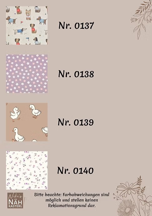 Niki's Nähkasterl Dreieckstuch Jersey