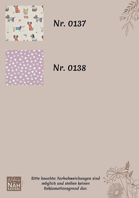 Niki's Nähkasterl Dreieckstuch Jersey XXL für Erwachsene