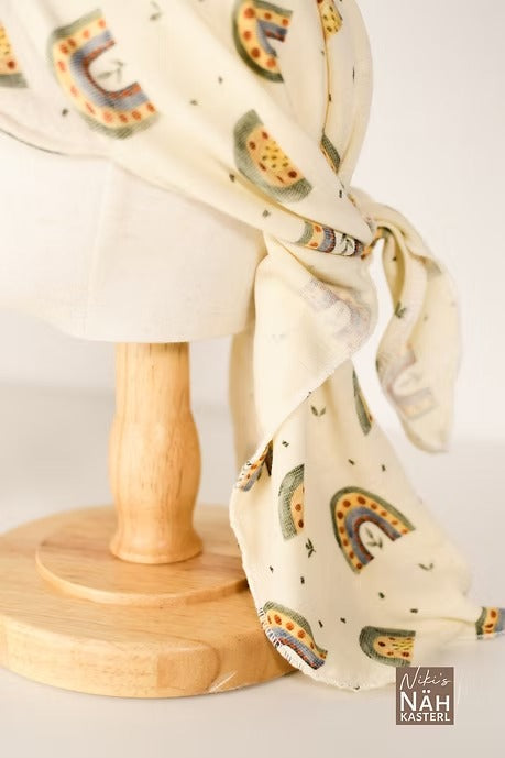 Niki's Nähkasterl Sommertuch Wolle/Seide zum Binden