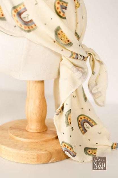 Niki's Nähkasterl Sommertuch Wolle/Seide zum Binden für Erwachsene