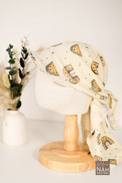 Niki's Nähkasterl Sommertuch Wolle/Seide zum Binden für Erwachsene