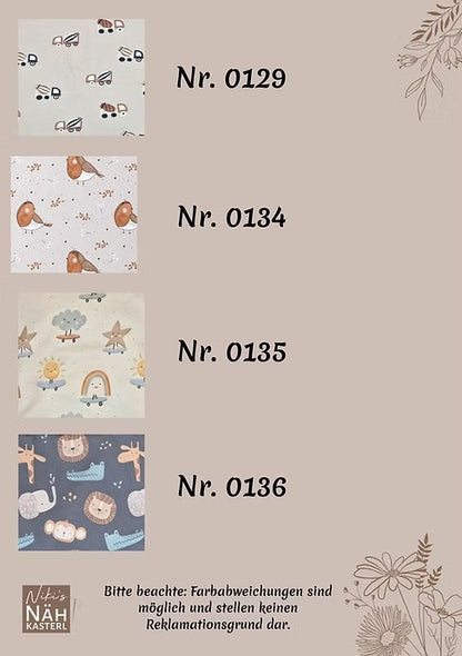 Niki's Nähkasterl Pucksack einlagig (Sommer)