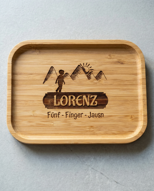 personalisierte Jausenbox - Fünf Finger Jausn