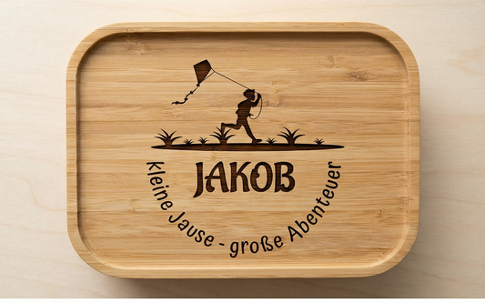 personalisierte Jausenbox - kleine Pause große Abenteuer